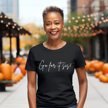 Load image into Gallery viewer, Go For It Sis! Pep Talk Black Short-Sleeve Unisex T-Shirt