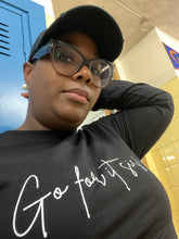 Load image into Gallery viewer, Go For It Sis! Pep Talk Long Sleeve Tee