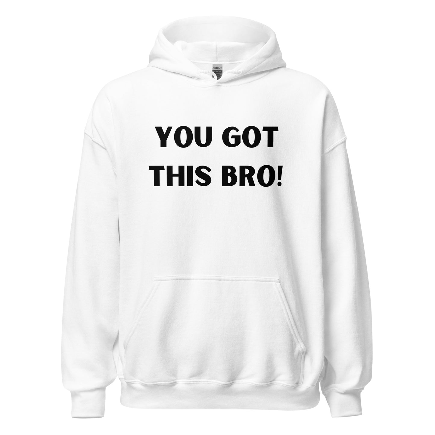 YGTB White and Black Unisex Hoodie
