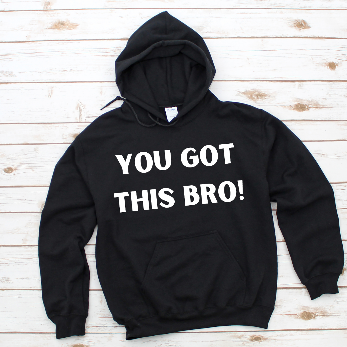 You Got This Bro! Unisex Hoodie - Black