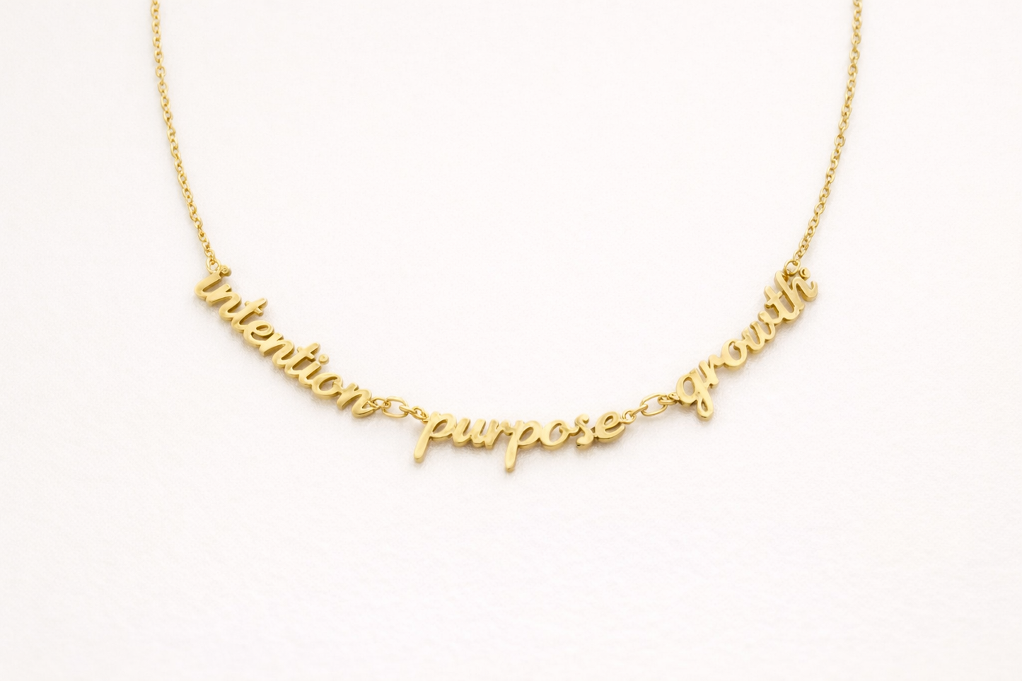 Intentional Words Necklace - The Most Intentional Jewelry on the Market!