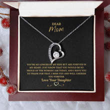 Load image into Gallery viewer, Dear Mom, I Miss You - Mom Memorial Necklace
