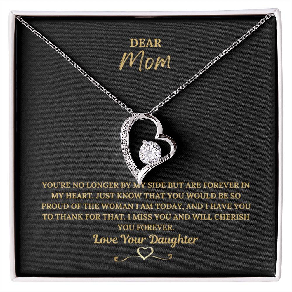 Dear Mom, I Miss You - Mom Memorial Necklace