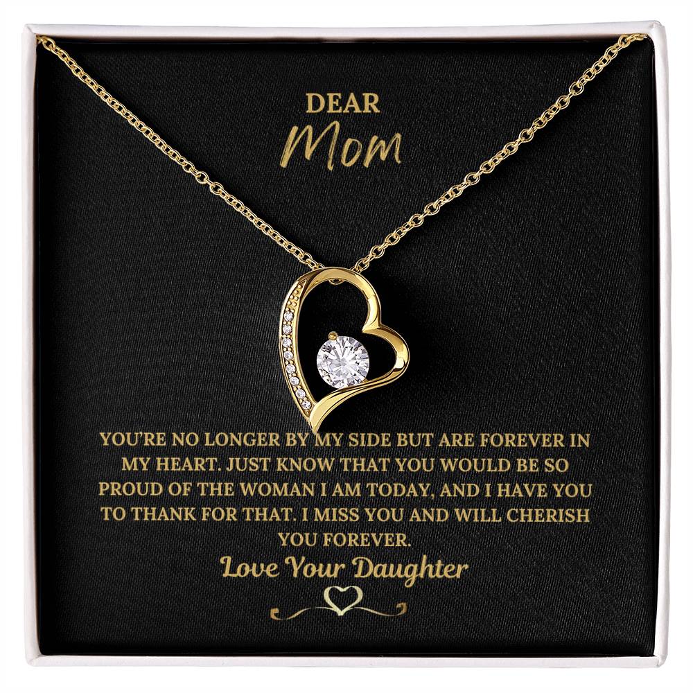 Dear Mom, I Miss You - Mom Memorial Necklace