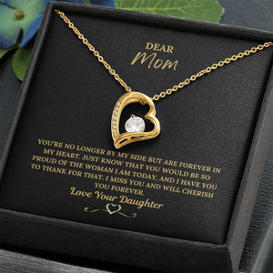 Dear Mom, I Miss You - Mom Memorial Necklace